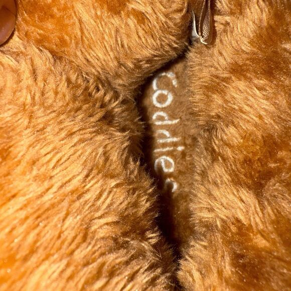 Coddies Bread Loafers Cozy Faux Fur Lined Slippers Unisex Size Large - Picture 5 of 8